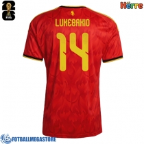 Fotballdrakt Herre Belgia Dodi Lukebakio #14 Hjemmedrakt VM 2026 Kortermet